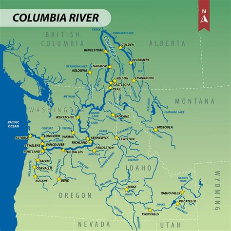 Columbia River Fish Reports And Map