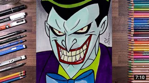 رسام محترف رسم الجوكر ب دقيقه (شاهد قبل الحذف ). رسم الجوكر - Draw the joker - YouTube