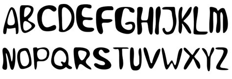 Alien Learns To Write Font