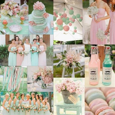 A Colourful Decision Pink Wedding Theme Wedding Mint Green Green