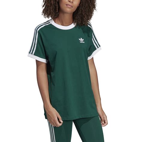 Since '72, the trefoil has stood for authentic sports style. Adidas Originals 3-Stripes Tee W (Collegiate green)