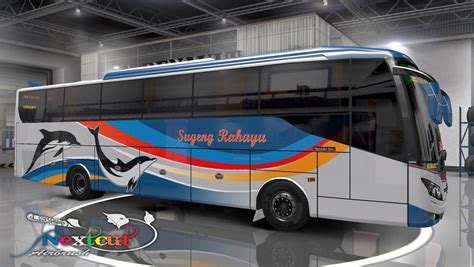 Desaign mobil buss agra mas; Younger's Nextcut: Livery SUGENG RAHAYU Maxibus Alif Cahya