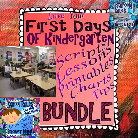 First Days Of Kindergarten Kindergarten Teachers Classroom Guide