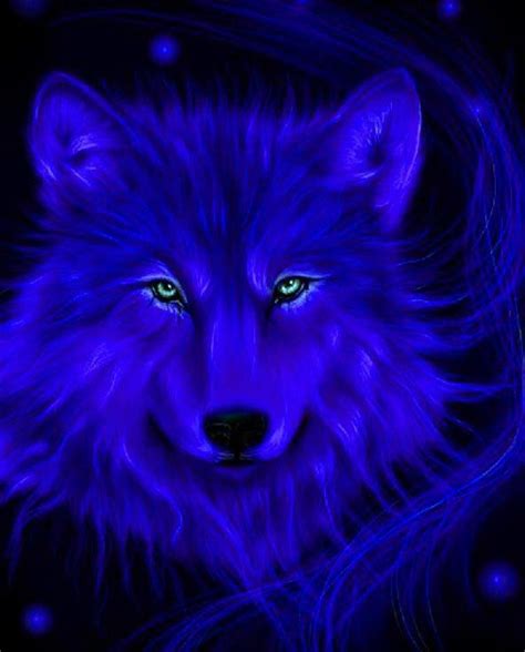 Blue Wolf Wolf Love Wolf Spirit Animal Fantasy Wolf