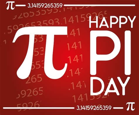 Premium Vector 14 March Happy Pi Day Celebrate Pi Day Mathematical