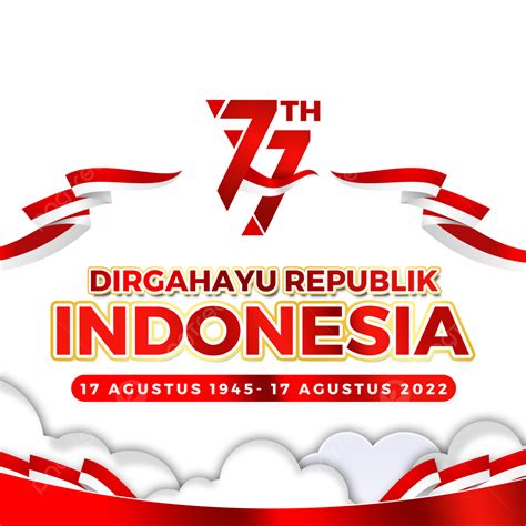 Hut Ri 77 Png Image Greeting Card Of Kemerdekaan Republik Indonesia Riset