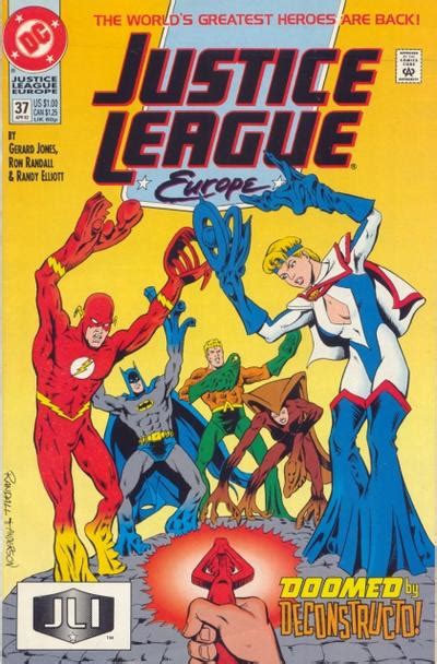 Justice League Europe Vol 1 37 Dc Database Fandom
