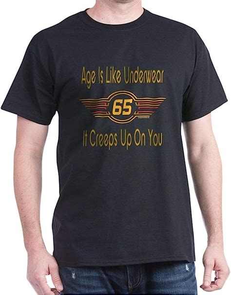 cafepress funny 65th birthday dark t shirt graphic shirt clothing shoes and jewelry