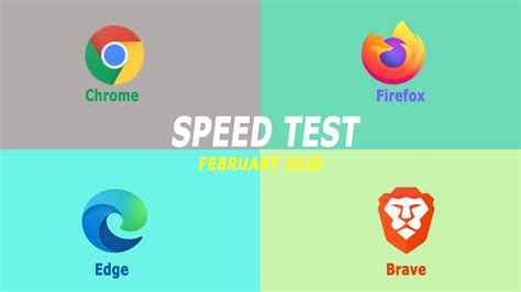 Chrome Vs Firefox Vs Edge Vs Brave Speed Test YouTube