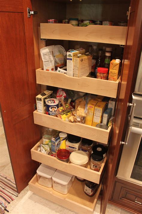 Pantry With Rollouts Drawer Kitchen Storage Kitchen Design Bookcase