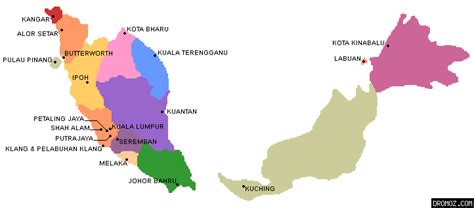 Minangkabau negeri 9 malaysia, seremban. panitia geografi: NEGERI-NEGERI DI MALAYSIA
