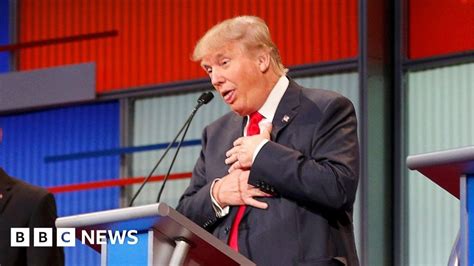 Defiant Donald Trump Dominates Us Republican Tv Debate Bbc News