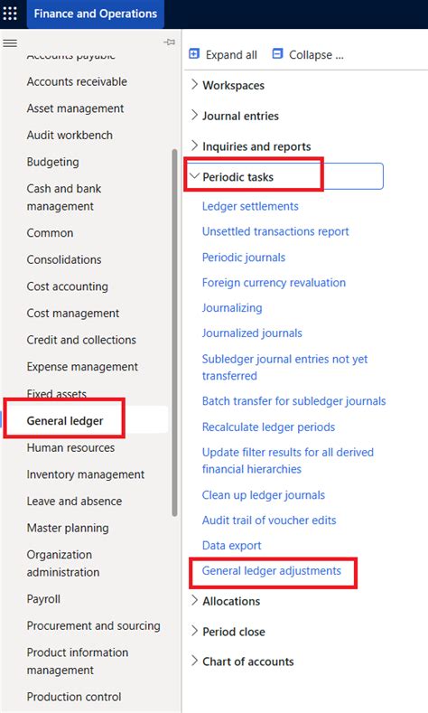 General Ledger Adjustments Feature In Microsoft Dynamics 365 Finance