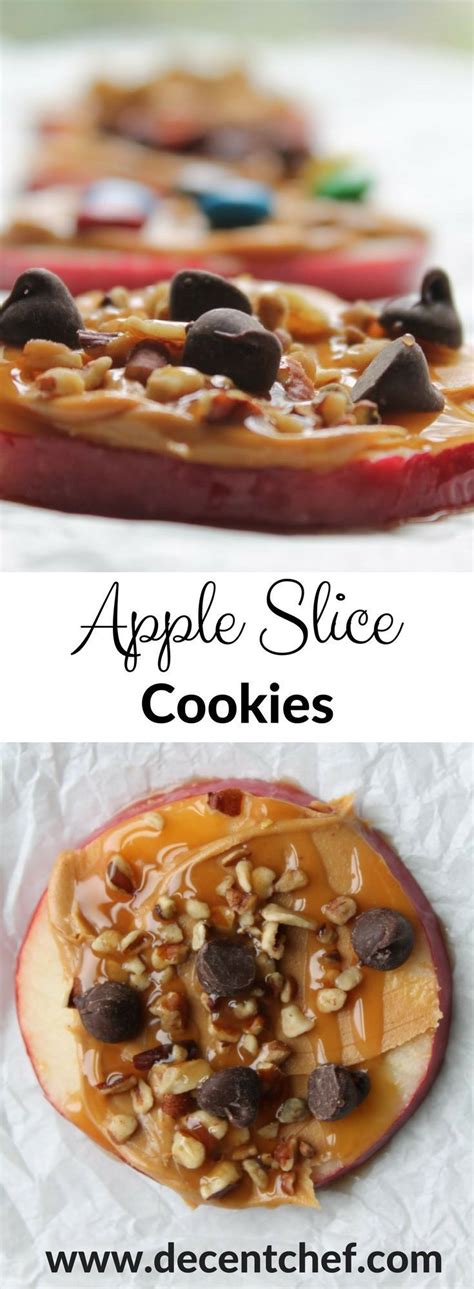 Apple Slice Cookies A Quick And Easy Snack Idea Decent Chef Apple