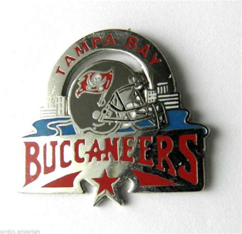 Nfl Football Buccaneers Metal Enamel Lapel Pin Badge 125 Inches