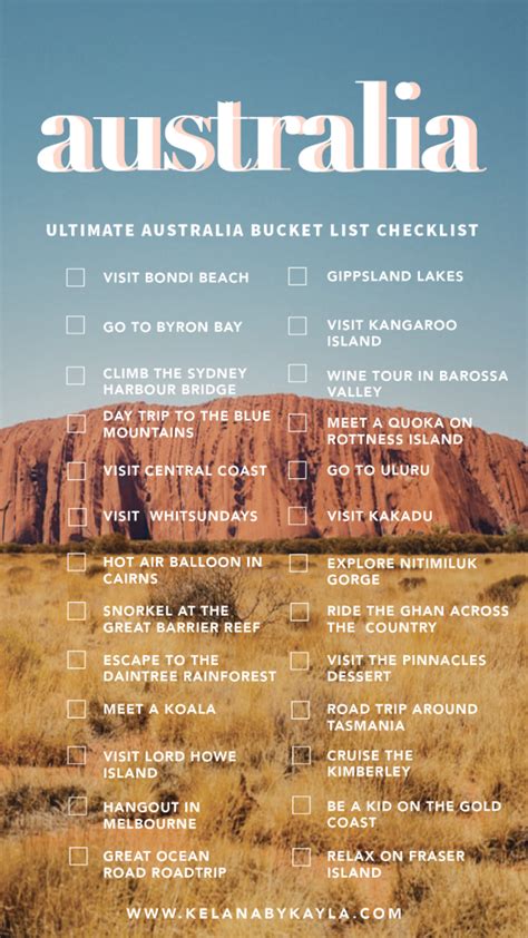 The Ultimate Australia Bucket List 40 Amazing Things To Do In Aus