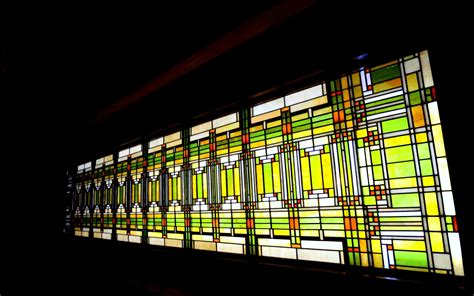 Frank Lloyd Wright Series Prairie Style Stained Glass The Chicago Files