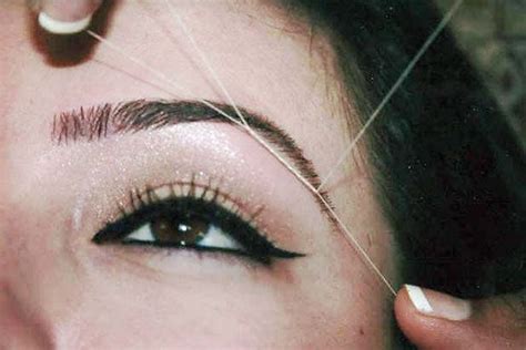 Threading Is An Ancient Method Of Hair Removal From Eyebrow Face