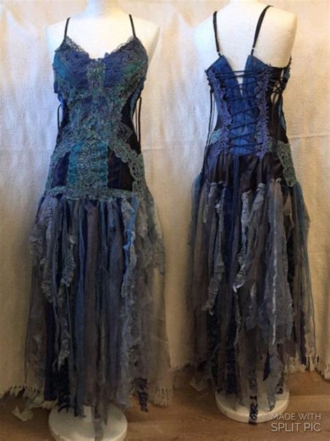 Du bist auf der suche nach dem idealen brautkleid? Alternative blau Brautkleid, Boho-Hochzeitskleid ...