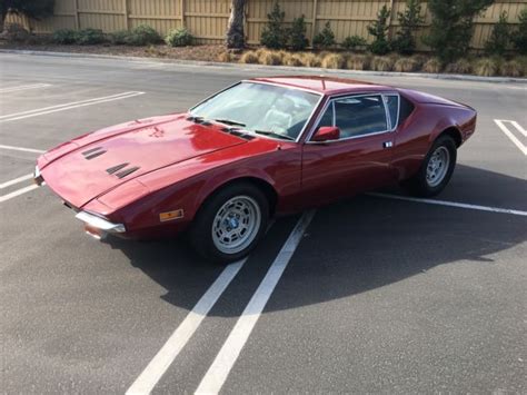 Early Pantera With Chrome Bumpers Upswept Exhaust And 330 Hp From The