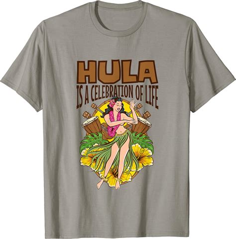 Amazon Hawaiian Hula Dancing Girl Aloha Vintage T Shirt Clothing