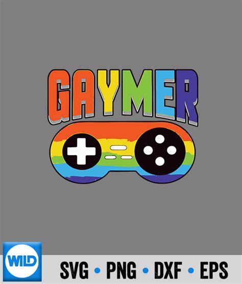 Lgbt Svg Lgbt Gamer Gaymer Gay Pride Rainbow Gamepad Lgbt Svg Wildsvg