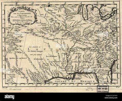 Carte De La Louisiane Et Pays Voisins Pour Servir A Lhistoire