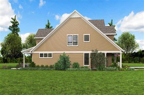 Narrow Lot Cottage Home Plan 69583am Architectural Designs House