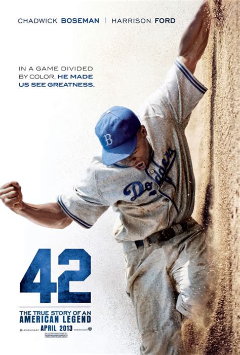 I've watched this trailer about 20 times over the last 7 years and only watched the movie for the first time today. Jackie Robinson Movie '42' Brandishes New Poster