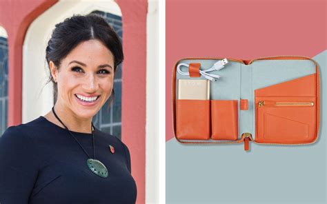 Meghan Markles Favorite Leather Travel Case Now Comes In A Super Packable Mini Size Travel