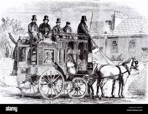 Victorian London Omnibus Fotos Und Bildmaterial In Hoher Auflösung