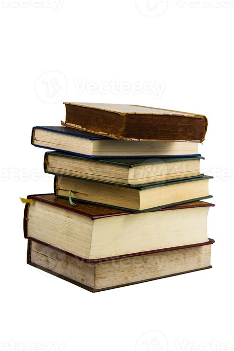 Stack Of Books Isolated On White Background 8508392 Png
