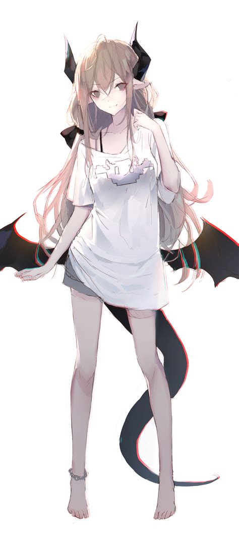 Cool Anime Girl With Devil Horns Seleran