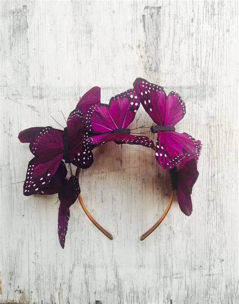 Magenta Monarch Butterfly Crown By Delfinacrowns On Etsy