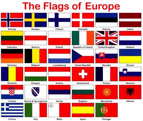 European Country Flags Europe 3ft X 2ft 60 X 90 Cm 100 Polyester Big