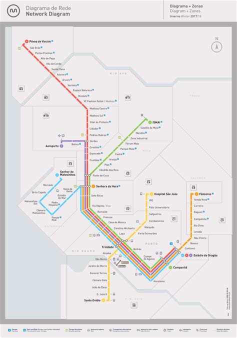 Porto has a light rail metropolitan transit system that mostly resembles a tram. Transit Maps: Unofficial Map: Metro do Porto Redesign by ...