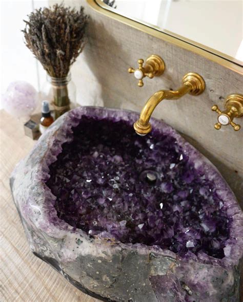 Inspiración Para El Baño Lavamanos De Amatista Bathroom Bañomoderno
