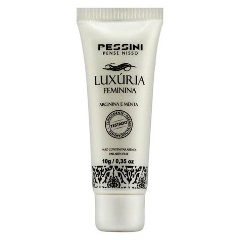 Excitante Luxúria Feminina 10g Pessini Em 10x Sem Juros Miess