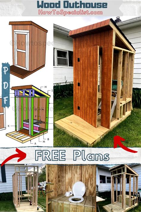 Free Outhouse Plans Howtospecialist How To Build Step By Step Diy
