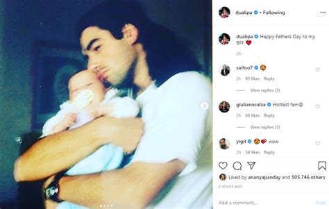 Dua Lipa Shares Adorable Throwback Picture To Wish Her Bff Father