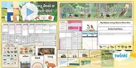 Science Living Things And Their Habitats Year 2 Unit Pack
