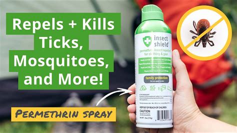 Insect Shield Permethrin Spray Repels And Kills Ticks Mosquitoes