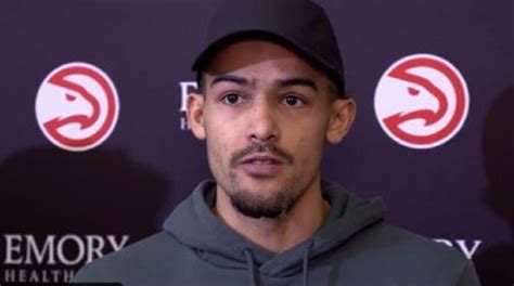 Trae Young Tells Reporter Private Matters Should Stay Private Video