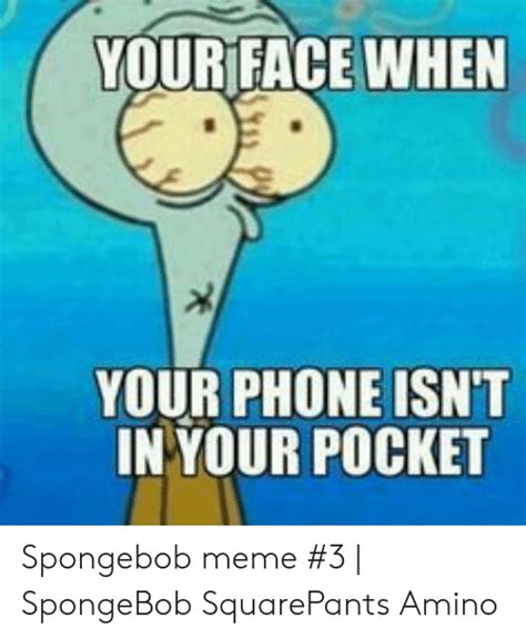 Spongebob Meme Face