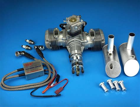 New Dle Engine Dle40 40cc Twin Gasoline W Electronic Ignition For