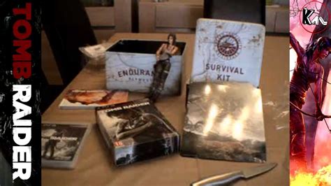 Unboxing Tomb Raider Survival Edition Deluxe Ps3 Euro Version