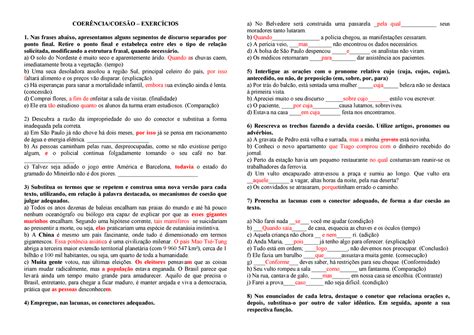 Preencha As Lacunas Dos Textos Abaixo Com As Palavras Corretas