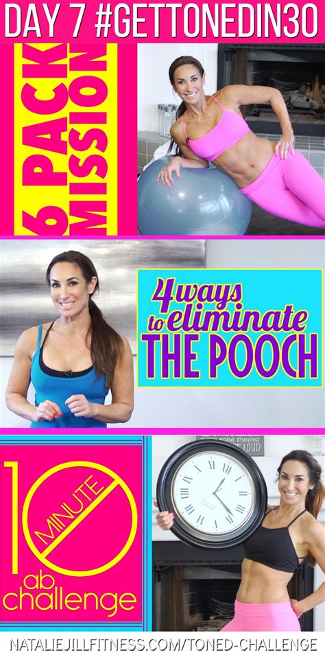 Take The 7 Day Butt Lift Challenge Natalie Jill Fitness Lower Abs Workout Pooch Workout