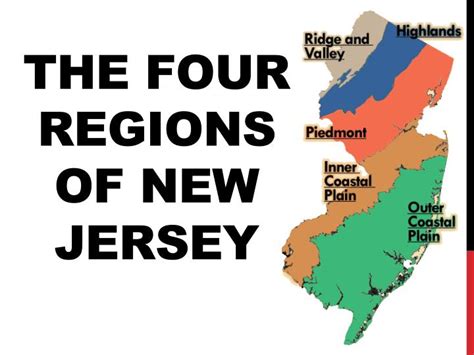 Ppt The Four Regions Of New Jersey Powerpoint Presentation Free