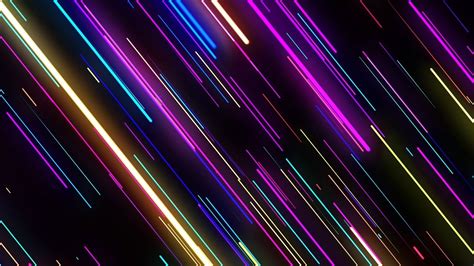 Vj Neon Lights Loops 4k Lines Background Colorful Laser Fly Through